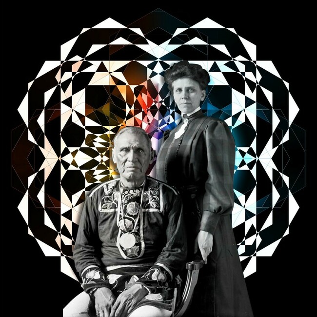 Alternate image #1 of Ancestor Beadwork Prism.3. Mishugiiziguk and Frances Densmore