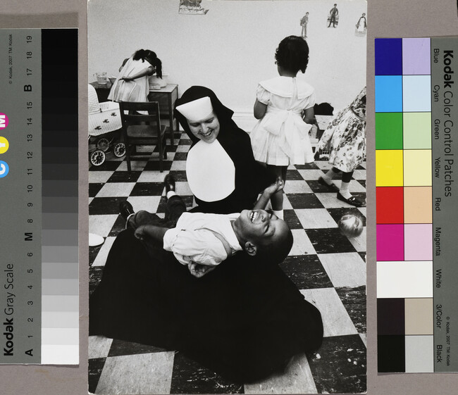 Alternate image #1 of Head Start (Nun laughing with a Boy), USA