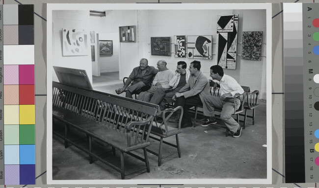 Alternate image #1 of Jury -- Hoffmann, Karl Knaths, Wendel Kees, Cecil Hemley and Fritz Boltman at Gallery 200, Provincetown, Massachusetts, 1948-1949