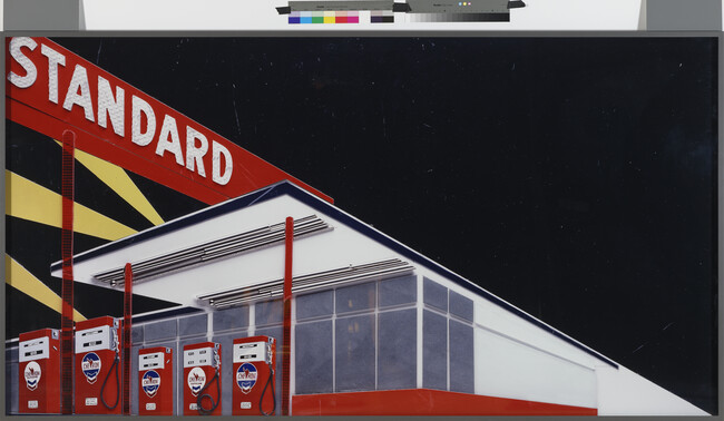 Alternate image #1 of Standard Station (Night), after Ed Ruscha (Pictures of Cars)