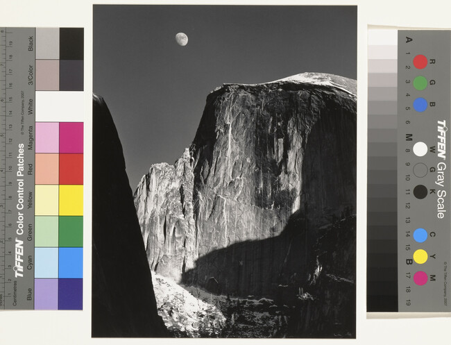 Alternate image #1 of Moon and Half Dome, Yosemite National Park, California