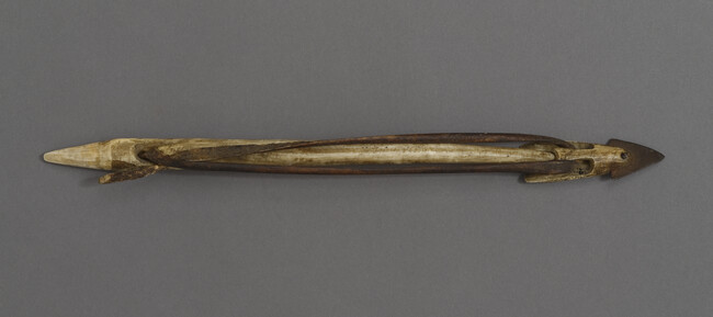 Harpoon Head with Iron Blade and Ivory Foreshaft