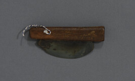 Ulu with Stone Blade and Bone Handle