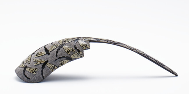 Alternate image #1 of Dragonfly Buffalo Horn Spoon