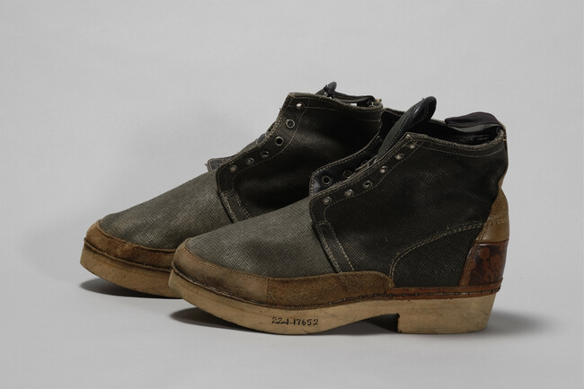 Alternate image #1 of Cloth and Wood Shoes