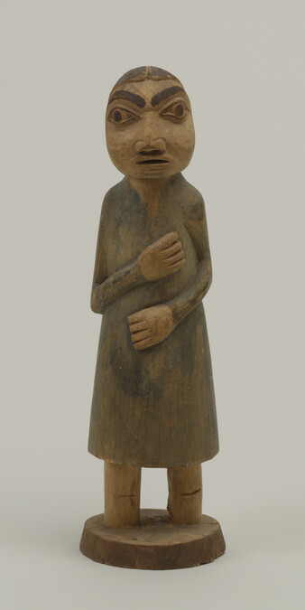 Alternate image #1 of Carved Wooden Figure