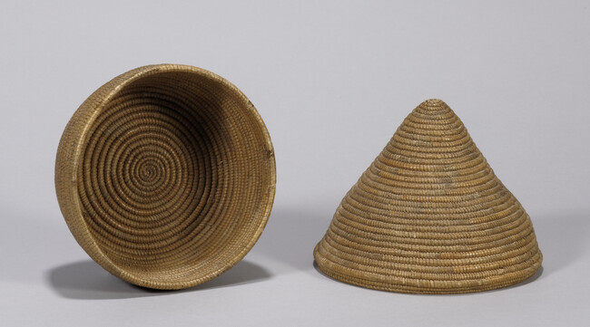 Alternate image #1 of Basketry Dish and Cover