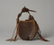 Alternate image #1 of Bellows Pouch, leather, Morocan type design, Africa