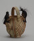 Alternate image #1 of Handled Jar with Twin FIgurines astride opposite sides