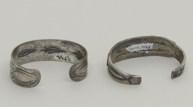 Alternate image #1 of Pair of Silver Bracelets