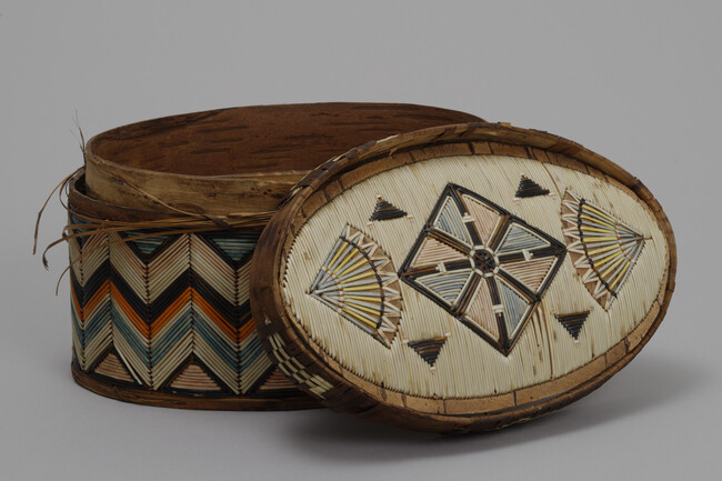 Alternate image #1 of Quill Decorated Box and Lid