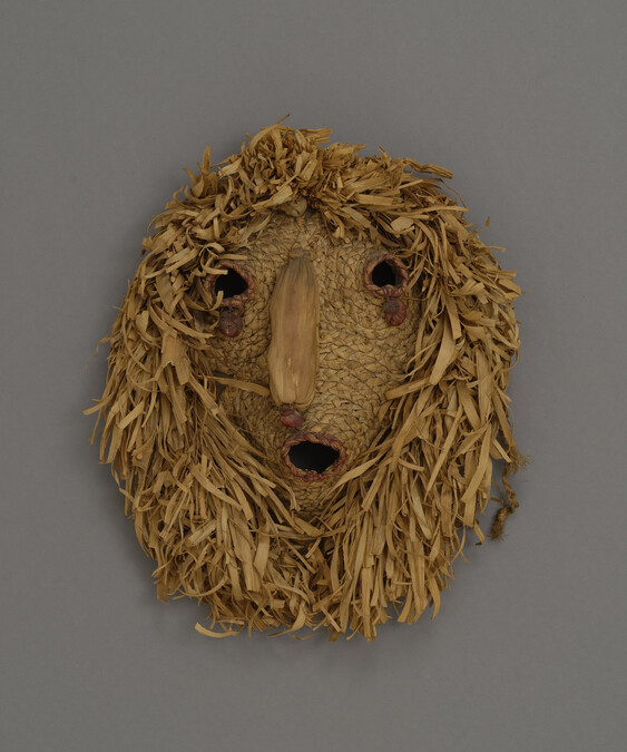 Alternate image #1 of (Restricted Object) Corn Husk Mask used by the False Face Society