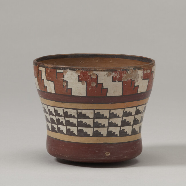 Alternate image #1 of Cup with Stepped Motif