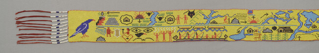 Alternate image #2 of Beaded Belt Depicting the Story of the Iroquois Migration