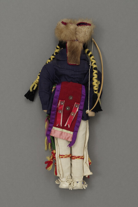 Alternate image #1 of Doll representing a Wichita Man