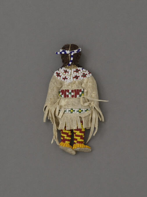 Alternate image #1 of Miniature Doll representing a Sioux Girl