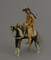 Alternate image #1 of Doll representing a Shoshone Warrior and Horse