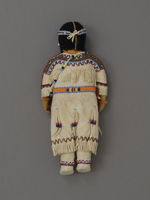 Alternate image #1 of Doll representing an Assiniboine Woman