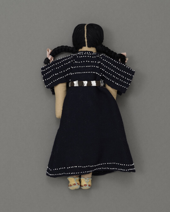 Alternate image #1 of Doll representing a Kiowa Woman