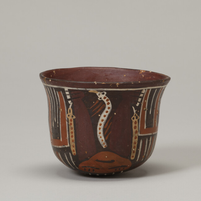 Alternate image #6 of Bowl Decorated with Horrible Birds, Trophy Heads, and Serpents