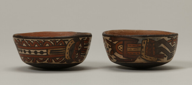 Alternate image #1 of (Forgery) Bowl Depicting two Repetitions of a Serpentine Creature