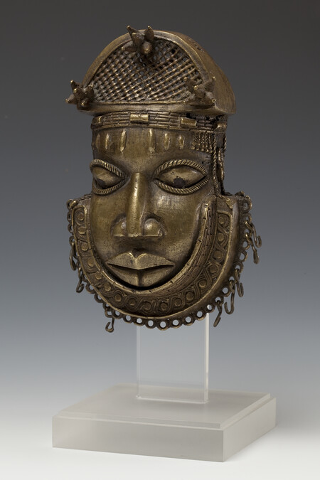 Alternate image #2 of Hip Ornament Representing the Head of a Benin Court Official
