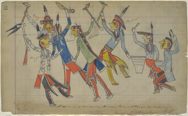 Alternate image #3 of Untitled (Osage War Dance), page number 11, from the 