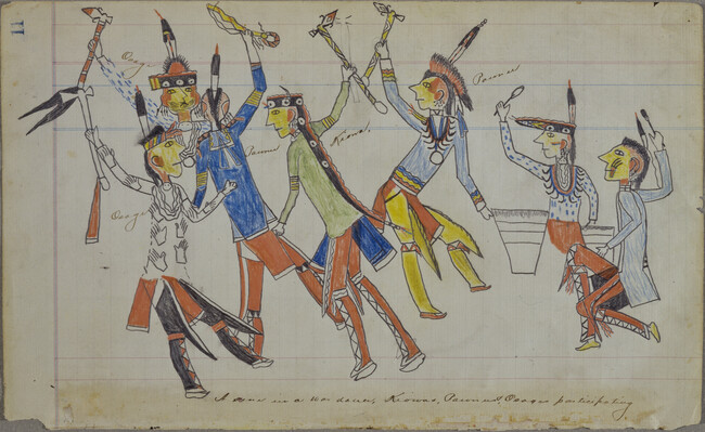 Alternate image #1 of Untitled (Osage War Dance), page number 11, from the 