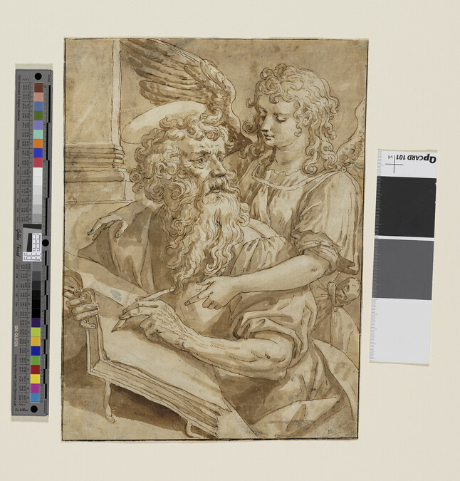 Alternate image #1 of St. Matthew and the Angel Writing the Gospel