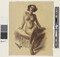 Alternate image #1 of Nude Woman, Seated (obverse); Partial Figure Study (reverse)