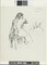 Alternate image #1 of Studies of a Seated Female Nude (central figure by Bischoff; right side sketches by Grosz)