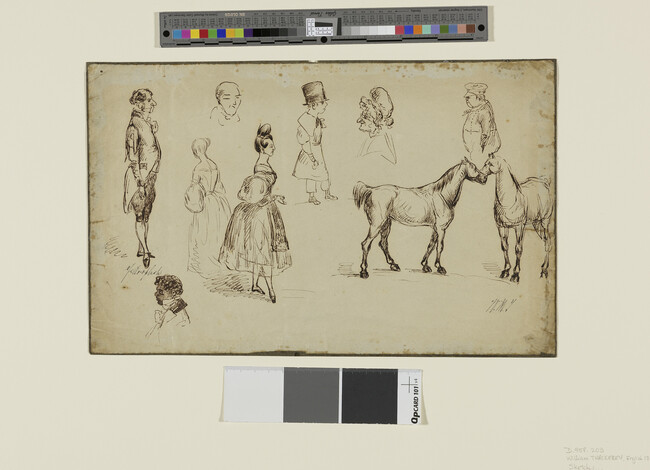 Alternate image #1 of Sketches of Mr. Yellowplush, Women, Children, and Horses