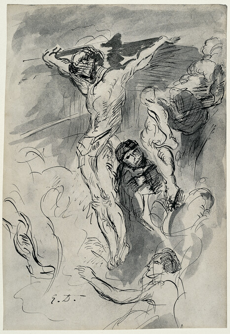 Alternate image #1 of The Crucifixion, after Le Coup de Lance by Peter Paul Rubens