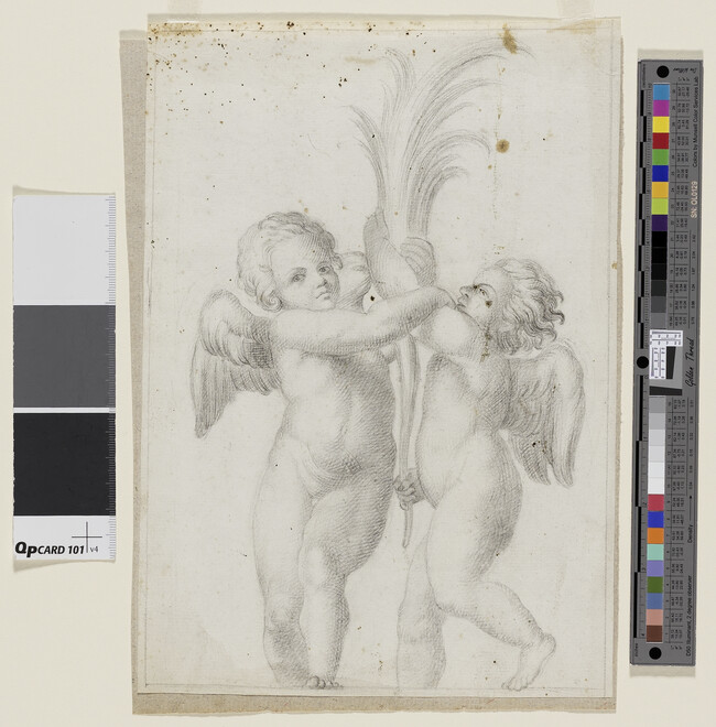 Alternate image #1 of Cupids with Palm, after Annibale Carracci