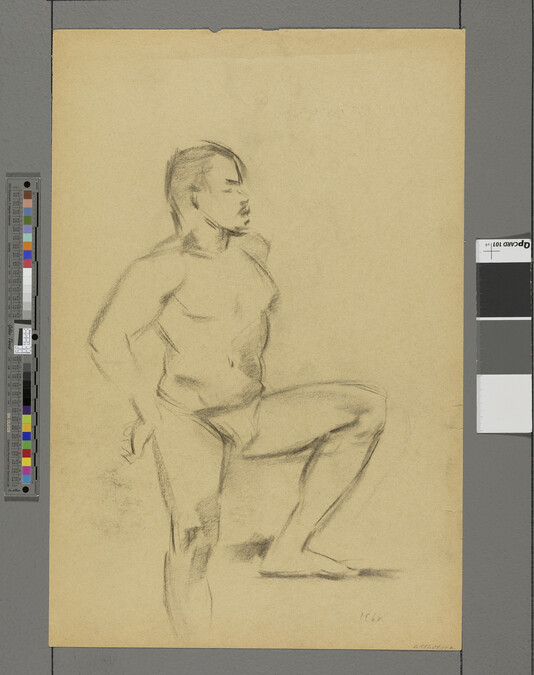 Alternate image #3 of Untitled, Standing Male (obverse); Untitled, Standing Female Nude (reverse)