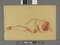 Alternate image #2 of Untitled, Woman Lying with Head in Arms (obverse); Untitled, Kneeling Figure (reverse)