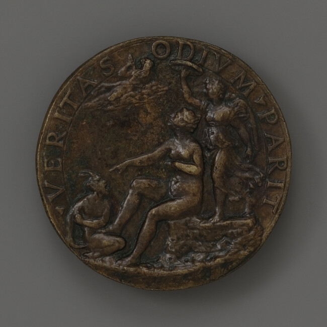 Alternate image #1 of Pietro Aretino (obverse); Truth Crowned by Victory (reverse)