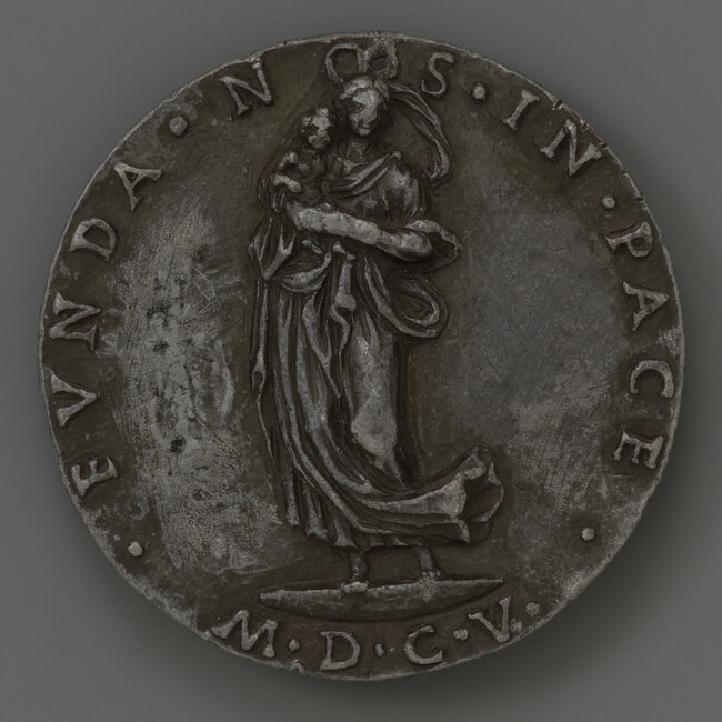 Alternate image #1 of Alfonso Paleotti, Archbishop of Bologna (obverse); Madonna and Child (reverse)