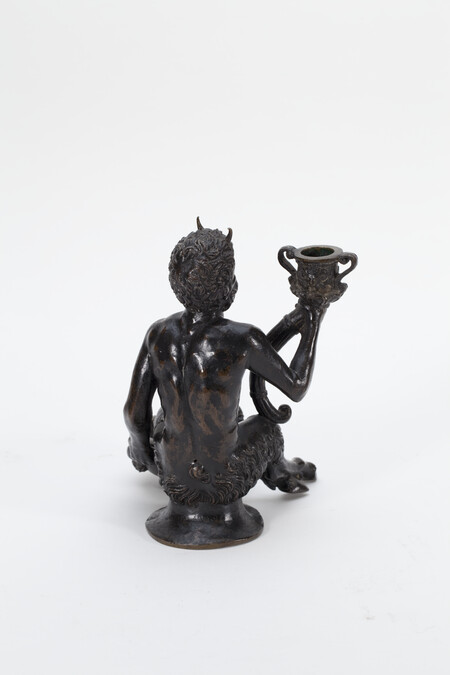 Alternate image #1 of Satyr with Inkstand and Candlestick