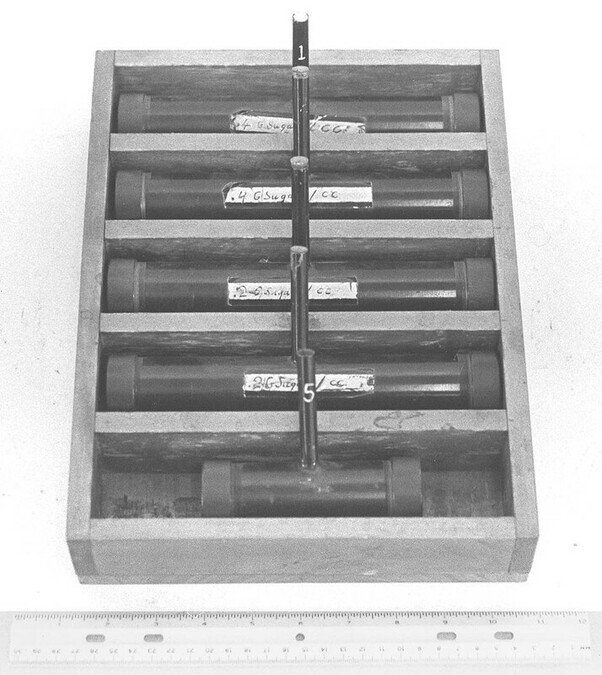 Five Saccharimeter Tubes