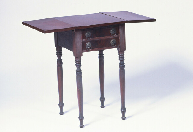 Alternate image #1 of Two-drawer Side Table (Sewing Table)