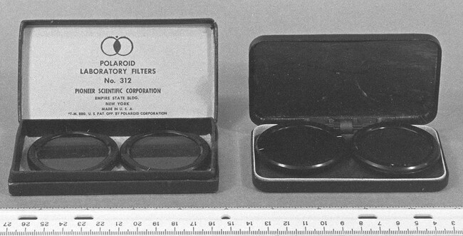 Glass Polaroid Laboratory Filters No. 312
