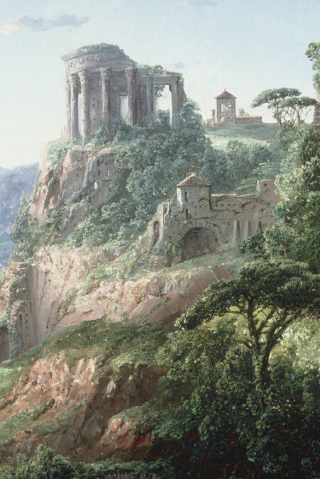 Alternate image #1 of Italian Lake with Classical Ruins