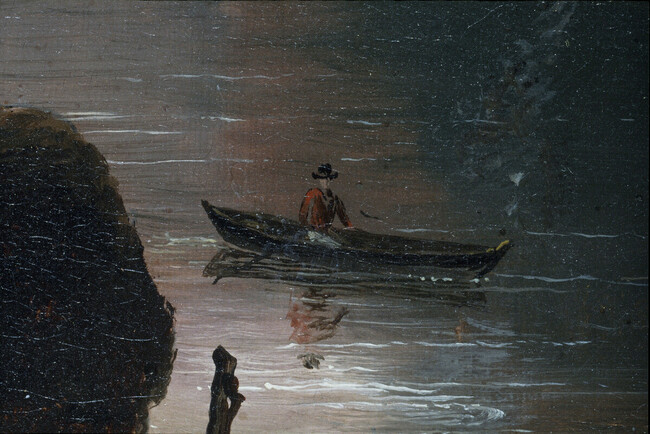Alternate image #3 of Rowing on a Mountain Lake