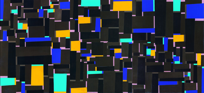 Alternate image #1 of Relational Painting #88 (Project for Time-Life Building, New York City)