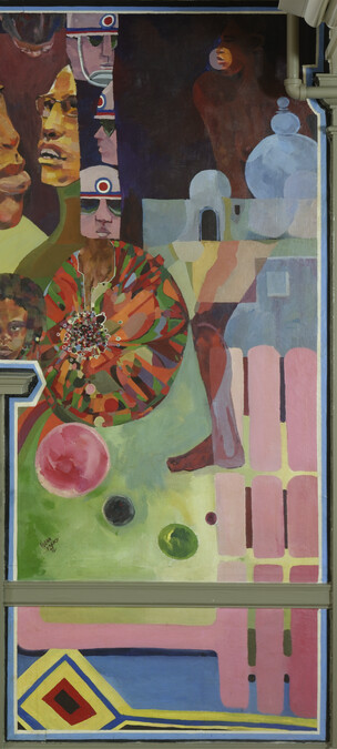 Alternate image #5 of Malcolm, A Lifestyle, panel six from The Temple Murals: The Life of Malcolm X