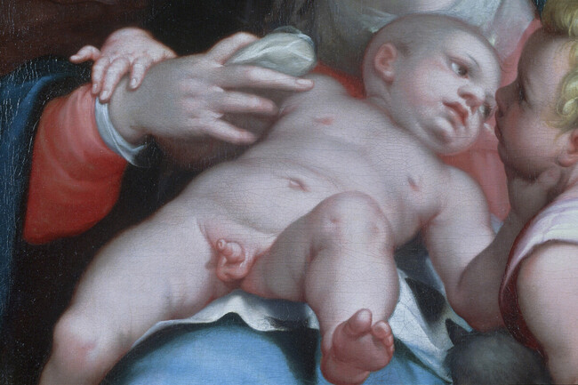 Alternate image #3 of The Holy Family with the Infant Saint John the Baptist