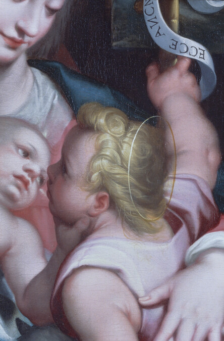 Alternate image #1 of The Holy Family with the Infant Saint John the Baptist