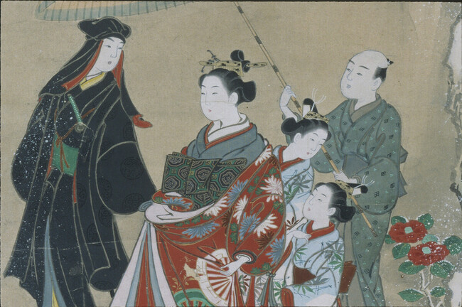 Alternate image #1 of A Courtesan Procession in the Snow