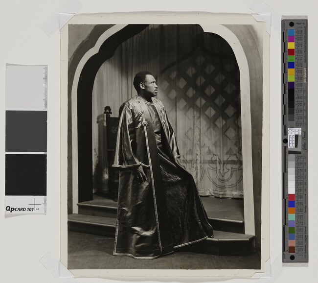 Alternate image #1 of Paul Robeson in the Theatre Guild production of Othello, New York, 1943